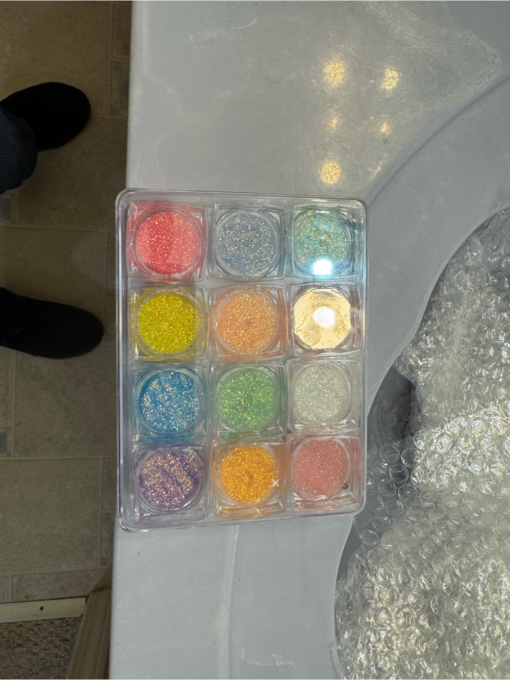 Assorted Glitter Pots